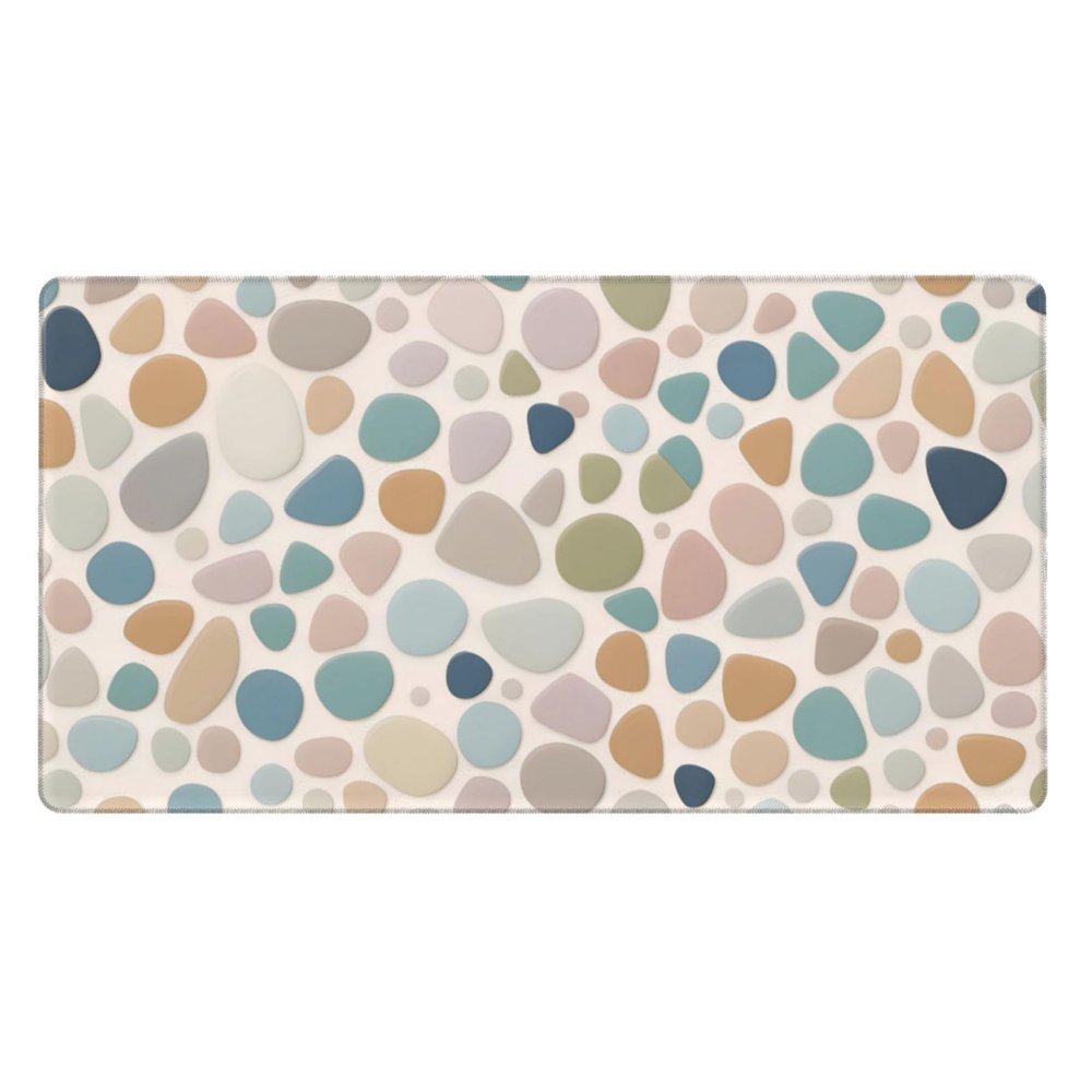 YYHWHJDE Colored Water Millstone Pattern Large Office Gaming Mouse pad 16 x 29.5 in : Strong Adhesion and Durability Precision Edge Locking