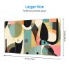 YYHWHJDE Mid-Century Modern Art Cat Pattern Large Office Gaming Mouse pad 16 x 29.5 in : Strong Adhesion and Durability Precision Edge Locking view 2