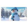 YYHWHJDE Winter Snowman Picture Large Office Gaming Mouse pad 16 x 29.5 in : Strong Adhesion and Durability Precision Edge Locking view 1