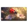 YYHWHJDE Lovely Ladybug Picture Large Office Gaming Mouse pad 16 x 29.5 in : Strong Adhesion and Durability Precision Edge Locking view 1