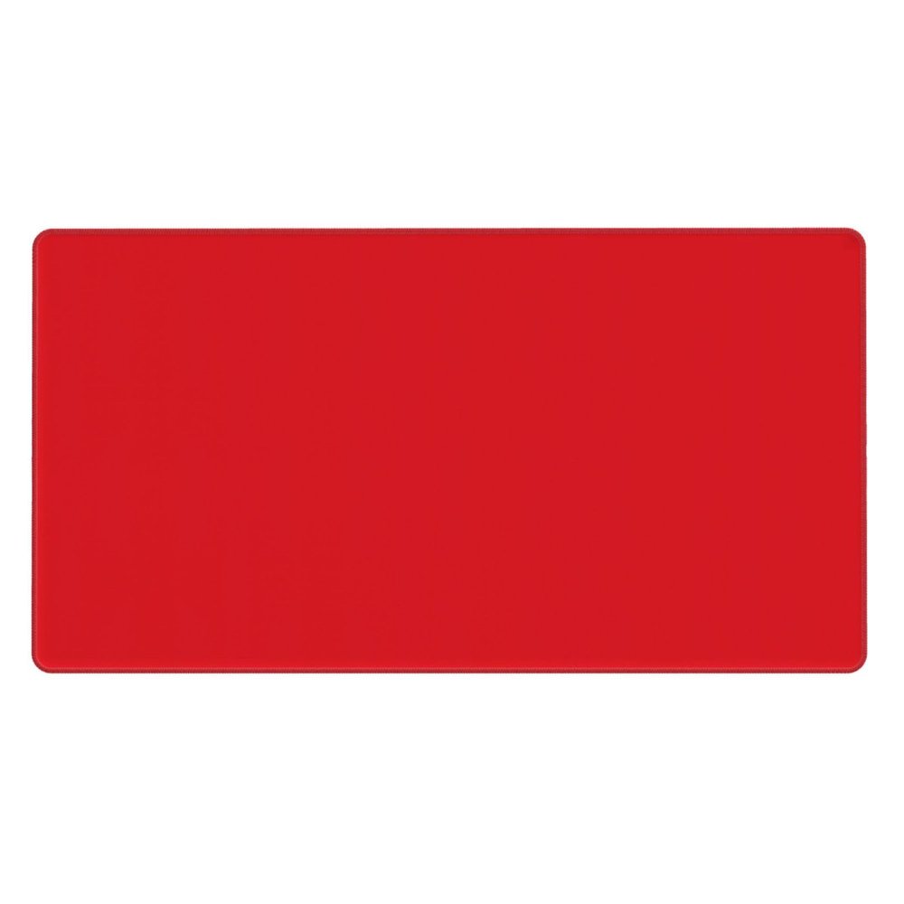 YYHWHJDE Solid Color red Pattern Large Office Gaming Mouse pad 16 x 29.5 in : Strong Adhesion and Durability Precision Edge Locking