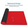 YYHWHJDE Solid Color red Pattern Large Office Gaming Mouse pad 16 x 29.5 in : Strong Adhesion and Durability Precision Edge Locking view 3