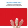 YYHWHJDE Solid Color red Pattern Large Office Gaming Mouse pad 16 x 29.5 in : Strong Adhesion and Durability Precision Edge Locking view 4