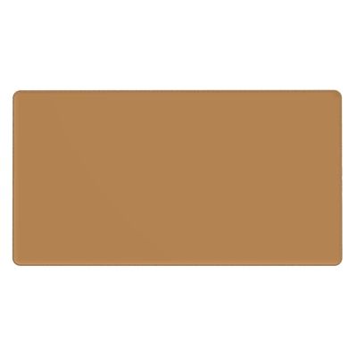 YYHWHJDE Solid Color Brown Pattern Large Office Gaming Mouse pad 16 x 29.5 in : Strong Adhesion and Durability Precision Edge Locking