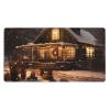 YYHWHJDE Farmhouse Christmas Picture Large Office Gaming Mouse pad 16 x 29.5 in : Strong Adhesion and Durability Precision Edge Locking view 1