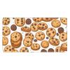 YYHWHJDE Cookies Food Chocolate Chip Biscuits Pattern Large Office Gaming Mouse pad 16 x 29.5 in : Strong Adhesion and Durability Precision Edge Locking view 1