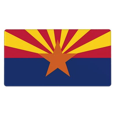YYHWHJDE Arizona Flag Pattern Large Office Gaming Mouse pad 16 x 29.5 in : Strong Adhesion and Durability Precision Edge Locking
