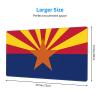 YYHWHJDE Arizona Flag Pattern Large Office Gaming Mouse pad 16 x 29.5 in : Strong Adhesion and Durability Precision Edge Locking view 2