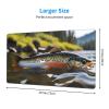 YYHWHJDE Brook Trout Fly Fishing Pattern Large Office Gaming Mouse pad 16 x 29.5 in : Strong Adhesion and Durability Precision Edge Locking view 2