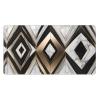 YYHWHJDE Black White Gold Foil Marble Pattern Large Office Gaming Mouse pad 16 x 29.5 in : Strong Adhesion and Durability Precision Edge Locking view 1