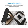 YYHWHJDE Black White Gold Foil Marble Pattern Large Office Gaming Mouse pad 16 x 29.5 in : Strong Adhesion and Durability Precision Edge Locking view 3