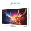 YYHWHJDE Beautiful Music Note Picture Large Office Gaming Mouse pad 16 x 29.5 in : Strong Adhesion and Durability Precision Edge Locking view 2
