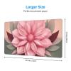 YYHWHJDE Beautiful Vintage Pink Flower Pattern Large Office Gaming Mouse pad 16 x 29.5 in : Strong Adhesion and Durability Precision Edge Locking view 2