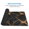 YYHWHJDE Black Gold Marble Pattern Large Office Gaming Mouse pad 16 x 29.5 in : Strong Adhesion and Durability Precision Edge Locking view 3