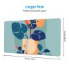 YYHWHJDE Blue Orange Turtleback Bamboo Pattern Large Office Gaming Mouse pad 16 x 29.5 in : Strong Adhesion and Durability Precision Edge Locking view 2