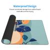 YYHWHJDE Blue Orange Turtleback Bamboo Pattern Large Office Gaming Mouse pad 16 x 29.5 in : Strong Adhesion and Durability Precision Edge Locking view 3