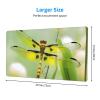 YYHWHJDE Yellow Dragonfly Pattern Large Office Gaming Mouse pad 16 x 29.5 in : Strong Adhesion and Durability Precision Edge Locking view 2