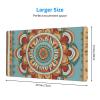 YYHWHJDE Mandala Pattern Pattern Large Office Gaming Mouse pad 16 x 29.5 in : Strong Adhesion and Durability Precision Edge Locking view 2