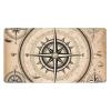 YYHWHJDE Compass Map Nautical Pattern Large Office Gaming Mouse pad 16 x 29.5 in : Strong Adhesion and Durability Precision Edge Locking view 1