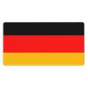 YYHWHJDE Germany Flag Pattern Large Office Gaming Mouse pad 16 x 29.5 in : Strong Adhesion and Durability Precision Edge Locking view 1