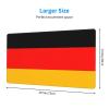 YYHWHJDE Germany Flag Pattern Large Office Gaming Mouse pad 16 x 29.5 in : Strong Adhesion and Durability Precision Edge Locking view 2