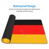 YYHWHJDE Germany Flag Pattern Large Office Gaming Mouse pad 16 x 29.5 in : Strong Adhesion and Durability Precision Edge Locking view 3