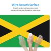 YYHWHJDE Jamaica Flag Pattern Large Office Gaming Mouse pad 16 x 29.5 in : Strong Adhesion and Durability Precision Edge Locking view 4