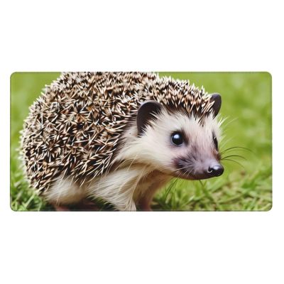 YYHWHJDE Hedgehog Polkadot Pattern Large Office Gaming Mouse pad 16 x 29.5 in : Strong Adhesion and Durability Precision Edge Locking