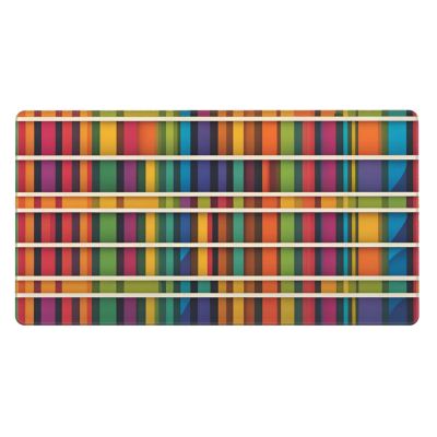 YYHWHJDE Rainbow Pattern Pattern Large Office Gaming Mouse pad 16 x 29.5 in : Strong Adhesion and Durability Precision Edge Locking