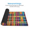 YYHWHJDE Rainbow Pattern Pattern Large Office Gaming Mouse pad 16 x 29.5 in : Strong Adhesion and Durability Precision Edge Locking view 3