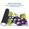 YYHWHJDE Purple and Green Grapes Pattern Large Office Gaming Mouse pad 16 x 29.5 in : Strong Adhesion and Durability Precision Edge Locking view 3