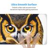 YYHWHJDE Yellow Eyed Owl Pattern Large Office Gaming Mouse pad 16 x 29.5 in : Strong Adhesion and Durability Precision Edge Locking view 4