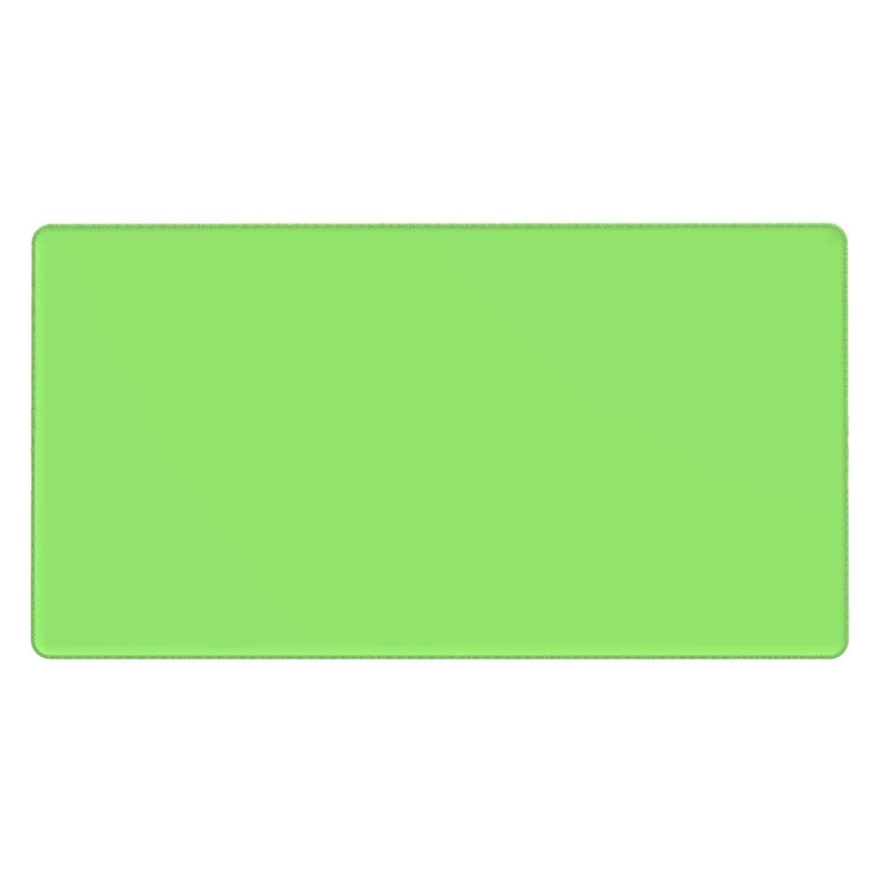 YYHWHJDE Solid Color Light Green Pattern Large Office Gaming Mouse pad 16 x 29.5 in : Strong Adhesion and Durability Precision Edge Locking