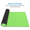 YYHWHJDE Solid Color Light Green Pattern Large Office Gaming Mouse pad 16 x 29.5 in : Strong Adhesion and Durability Precision Edge Locking view 3
