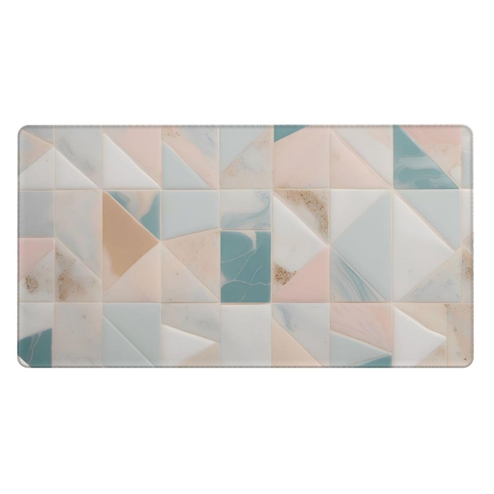 YYHWHJDE Water Mills of Marble Texture Pattern Large Office Gaming Mouse pad 16 x 29.5 in : Strong Adhesion and Durability Precision Edge Locking