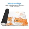 YYHWHJDE Orange Cats Pattern Large Office Gaming Mouse pad 16 x 29.5 in : Strong Adhesion and Durability Precision Edge Locking view 3