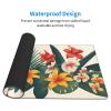 YYHWHJDE Tropical Flowers Pattern Large Office Gaming Mouse pad 16 x 29.5 in : Strong Adhesion and Durability Precision Edge Locking view 3
