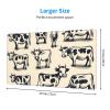 YYHWHJDE Cow Collection Pattern Large Office Gaming Mouse pad 16 x 29.5 in : Strong Adhesion and Durability Precision Edge Locking view 2