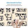 YYHWHJDE Cow Collection Pattern Large Office Gaming Mouse pad 16 x 29.5 in : Strong Adhesion and Durability Precision Edge Locking view 4
