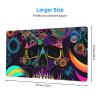 YYHWHJDE Psychous Skeleton Picture Large Office Gaming Mouse pad 16 x 29.5 in : Strong Adhesion and Durability Precision Edge Locking view 2