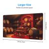YYHWHJDE Red Wine Cellar Picture Large Office Gaming Mouse pad 16 x 29.5 in : Strong Adhesion and Durability Precision Edge Locking view 2