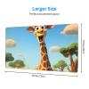 YYHWHJDE Cartoon Giraffe Picture Large Office Gaming Mouse pad 16 x 29.5 in : Strong Adhesion and Durability Precision Edge Locking view 2