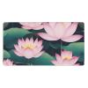 YYHWHJDE Cartoon Lotus Pattern Large Office Gaming Mouse pad 16 x 29.5 in : Strong Adhesion and Durability Precision Edge Locking view 1