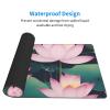 YYHWHJDE Cartoon Lotus Pattern Large Office Gaming Mouse pad 16 x 29.5 in : Strong Adhesion and Durability Precision Edge Locking view 3