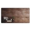 YYHWHJDE Retro Rough Oak Wall Picture Large Office Gaming Mouse pad 16 x 29.5 in : Strong Adhesion and Durability Precision Edge Locking view 1
