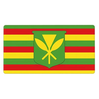 YYHWHJDE Native Hawaiian Flag Pattern Large Office Gaming Mouse pad 16 x 29.5 in : Strong Adhesion and Durability Precision Edge Locking