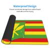 YYHWHJDE Native Hawaiian Flag Pattern Large Office Gaming Mouse pad 16 x 29.5 in : Strong Adhesion and Durability Precision Edge Locking view 3