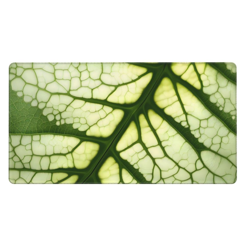 YYHWHJDE Tree Leaf Texture Vein Pattern Large Office Gaming Mouse pad 16 x 29.5 in : Strong Adhesion and Durability Precision Edge Locking