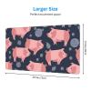 YYHWHJDE Cute Pigs Pattern Pattern Large Office Gaming Mouse pad 16 x 29.5 in : Strong Adhesion and Durability Precision Edge Locking view 2