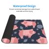YYHWHJDE Cute Pigs Pattern Pattern Large Office Gaming Mouse pad 16 x 29.5 in : Strong Adhesion and Durability Precision Edge Locking view 3